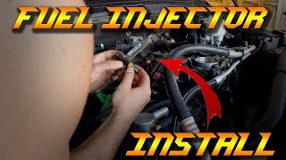 How to install 5 7L HEMI Fuel Injectors  HellRAM Build EP5 [upl. by Akirret]