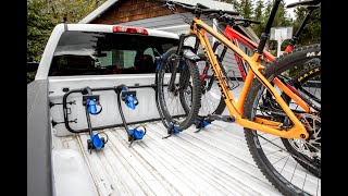 Heininger Advantage SportsRack BedRack Elite 4 Bike Pick Up Truck Bike Rack [upl. by Aronle25]