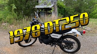 1978 Yamaha DT250 Test Ride [upl. by Dudley666]