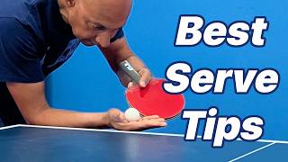 Best Table Tennis Serve Tips Master Topspin Backspin and Sidespin [upl. by Ivad780]