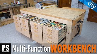 High Capacity Multi Function Workbench Build  Part 4 [upl. by Sheeran]