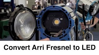 Convert Your Fresnel to LED with VisionSmith ReLamp NAB 2016 [upl. by Garey895]