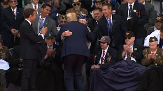 President Trump thanks DDay veterans [upl. by Severen]