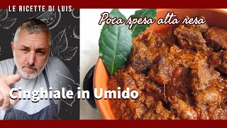 cinghiale in umido ricetta originale Toscana [upl. by Annovahs]