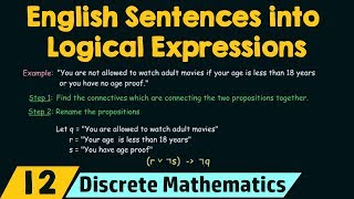 Translating Sentences into Logical Expressions [upl. by Nael]