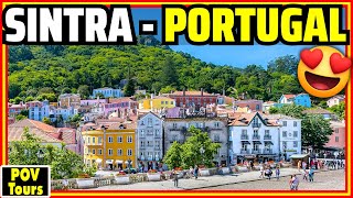 SINTRA Portugal 😍A RealLife Fairytale Town Near Lisbon Walking Tour 4K [upl. by Short22]