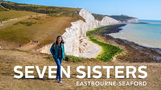 AN UNFORGETTABLE HIKE 🏴󠁧󠁢󠁥󠁮󠁧󠁿 Visit stunning Eastbourne Seven Sisters Beachy Head in East Sussex [upl. by Llorre]