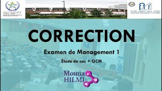 Correction Examen Management  Étude de cas  QCM [upl. by Ruthi]