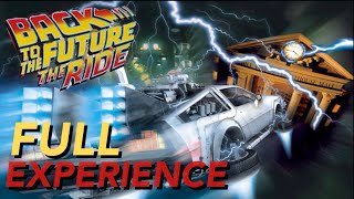 Back To The Future The Ride  FULL Experience [upl. by Nnoved]