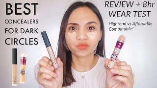 NARS Radiant Creamy Concealer vs Maybelline Instant Age Rewind REVIEW  WEAR TEST [upl. by Nylynnej]