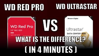 WD Red Pro vs UltraStar Hard Drives in 4 MINUTES [upl. by Inram]