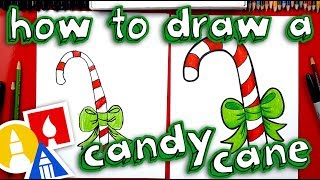 How To Draw A Candy Cane [upl. by Obadias]