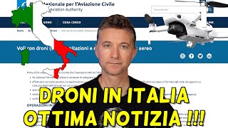 DRONI ITALIA Ottima notizia [upl. by Utir]