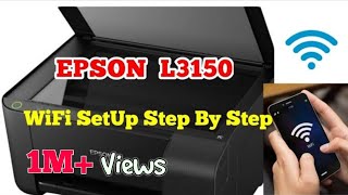 EPSON L3150 WiFi Setup How to Connect WiFi with Mobile WiFi Direct Connection [upl. by Lanoil]