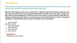 Les Types de Textes – 10 Exercices dapplication [upl. by Nanis]