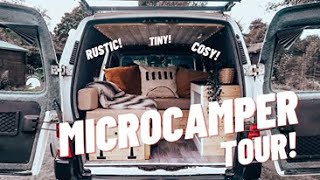 Cosy selfbuilt microcampervan Berlingo tour [upl. by Amla975]