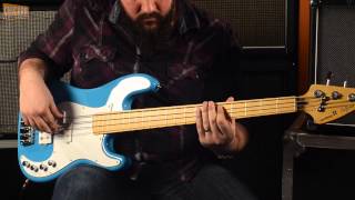 Sandberg VM4 Bass in Marley Blue Finish  CME Gear Demo  Marc Najjar [upl. by Cayser]