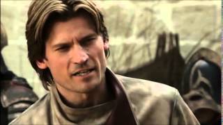 GOT Fights  Ned Stark amp Jory Vs Jamie Lannister and Lannister men [upl. by Saunderson]