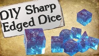 How to Make Your Own Dice Set  Sharp Edge quotGemquot Dice [upl. by Yreffej]