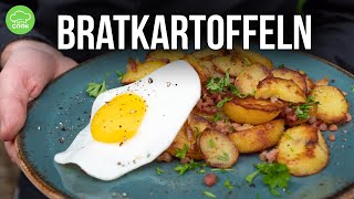 Das Geheimnis knuspriger Bratkartoffeln mit Speck und Zwiebeln [upl. by Adnwahsal]