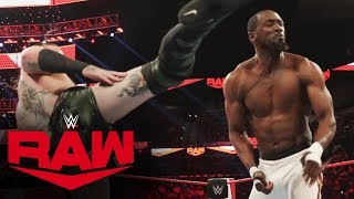 Aleister Black vs Kenneth Johnson Raw Jan 27 2020 [upl. by Kip]