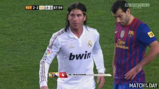 5 Red Cards vs One Club  Sergio Ramos [upl. by Armilda]