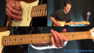 Lights Guitar Lesson Pt2  Journey  Solo [upl. by Solegna]