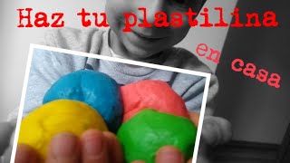 Como hacer PLASTILINA CASERA RÁPIDA Y FACIL  DIY  RECETA [upl. by Esinaej]