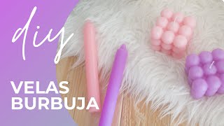 Como hacer VELAS VIRALES con este TUTORIAL  Bubbles CUBE DIY [upl. by Fellows]