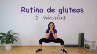 Ejercicios intensos de gluteos 5 minutos [upl. by Annaehr]