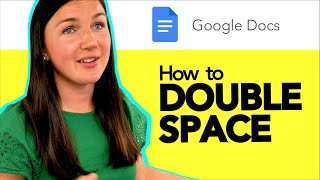 Google Docs How to Double Space [upl. by Asilram]