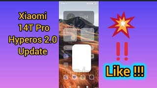 Xiaomi 14T Pro Hyperos 20 Update free How to do it [upl. by Gisella]