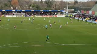 Woking FC vs Aldershot Town 1718 Derby Vlog [upl. by Dnalloh956]