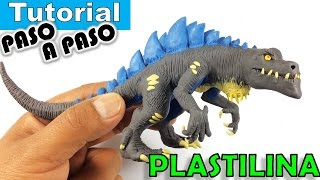 ✅ COMO HACER A ZILLA DE PLASTILINA PASO A PASO  GODZILLA ✅ POLYMER CLAY [upl. by Aleehs189]