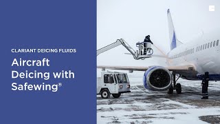 Aircraft Deicing with Safewing®  Clariant Deicing Fluids [upl. by Pentha254]