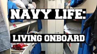 NAVY LIFE LIVING ONBOARD AN AIRCRAFT CARRIER [upl. by Adekam635]