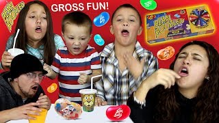 BEAN BOOZLED CHALLENGE HILARIOUS JELLY BEANS GAME FV Family [upl. by Anyad]