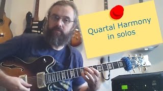 Quartal harmony in solos [upl. by Prochora]