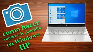 como hacer captura de pantalla en laptop hp WINDOWS 10  MUY FÁCIL 2021 [upl. by Eillod162]