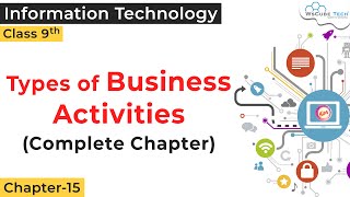 Types of Business Activities Class 9  Entrepreneurial Skills Class 9 IT 402  Entrepreneurship [upl. by Zampardi]