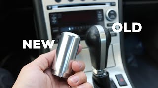 HOW TO  REPLACE YOUR AUTOMATIC SHIFT KNOB [upl. by Suilenroc]