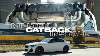 BMW M240I G42 Milltek Exhaust Install amp Sound  BMP Tuning [upl. by Masao]