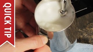 How to AutoFroth Milk for Lattes [upl. by Pallaten]