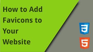 Adding Favicons to Websites [upl. by Bum712]