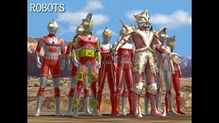 MMD CUP 18 Ultramans 50 year history ULTRAMAN SERIES 50th YEAR ANNIVERSARY  MikuMikuDance [upl. by Niki]