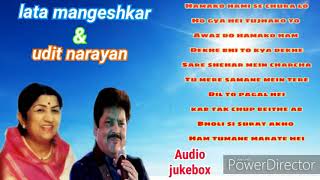 Udit Narayan and Lata mangeshkar Hit Songs ♤ Best evergreen songs ♤ Best Collection Of Lata [upl. by Nat]