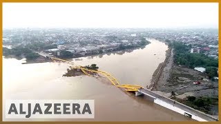 🇮🇩 Indonesia tsunami Drone footage shows widescale devastation  Al Jazeera English [upl. by Raymond]