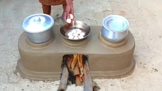 Kitchen Design How to make Multiple 3 in 1 Traditional Clay Stove for his Fresh Kitchen [upl. by Yessej201]