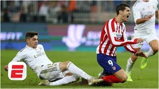 Was Real Madrid’s Federico Valverde right to hack Alvaro Morata down  Spanish Super Cup [upl. by Adlog]