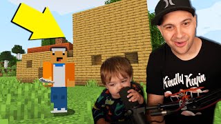 We FINALLY Upgraded our House in Minecraft  Father Son Minecraft [upl. by Lebasile]